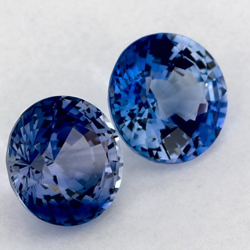 2.24 Carat Round Natural Blue Sapphire