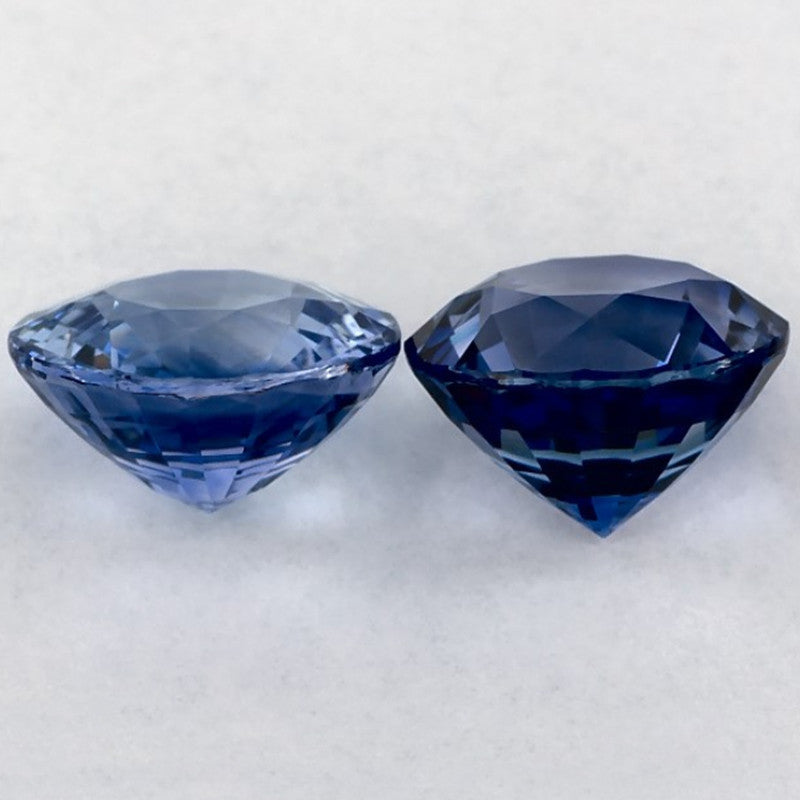 2.24 Carat Round Natural Blue Sapphire