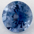 0.94 Carat Round Natural Blue Sapphire