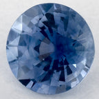 0.94 Carat Round Natural Blue Sapphire