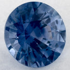0.94 Carat Round Natural Blue Sapphire