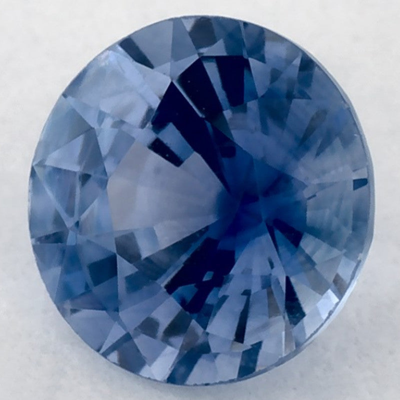 0.94 Carat Round Natural Blue Sapphire