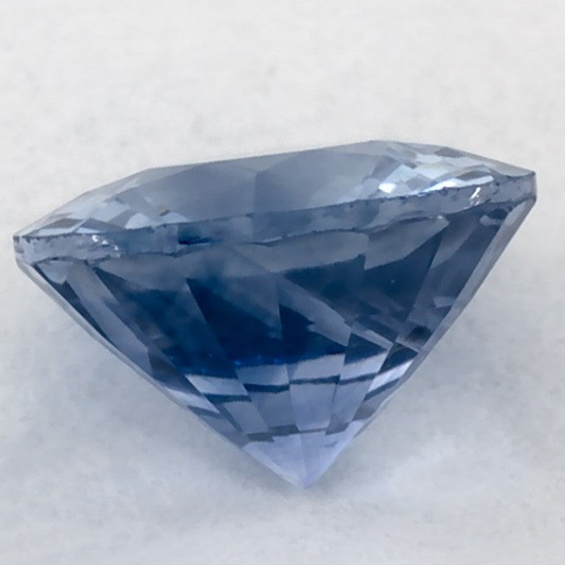 0.94 Carat Round Natural Blue Sapphire