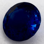 0.88 Carat Round Natural Blue Sapphire