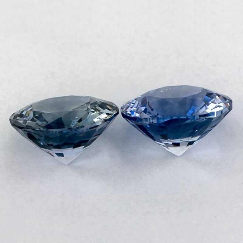 2.89 Carat Round Natural Blue Sapphire