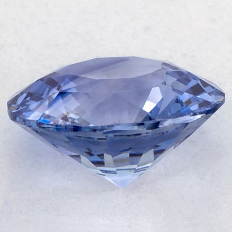 1.30 Carat Round Natural Blue Sapphire