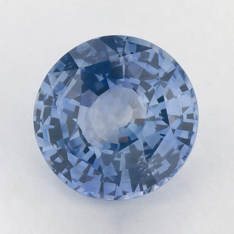 1.63 Carat Round Natural Blue Sapphire