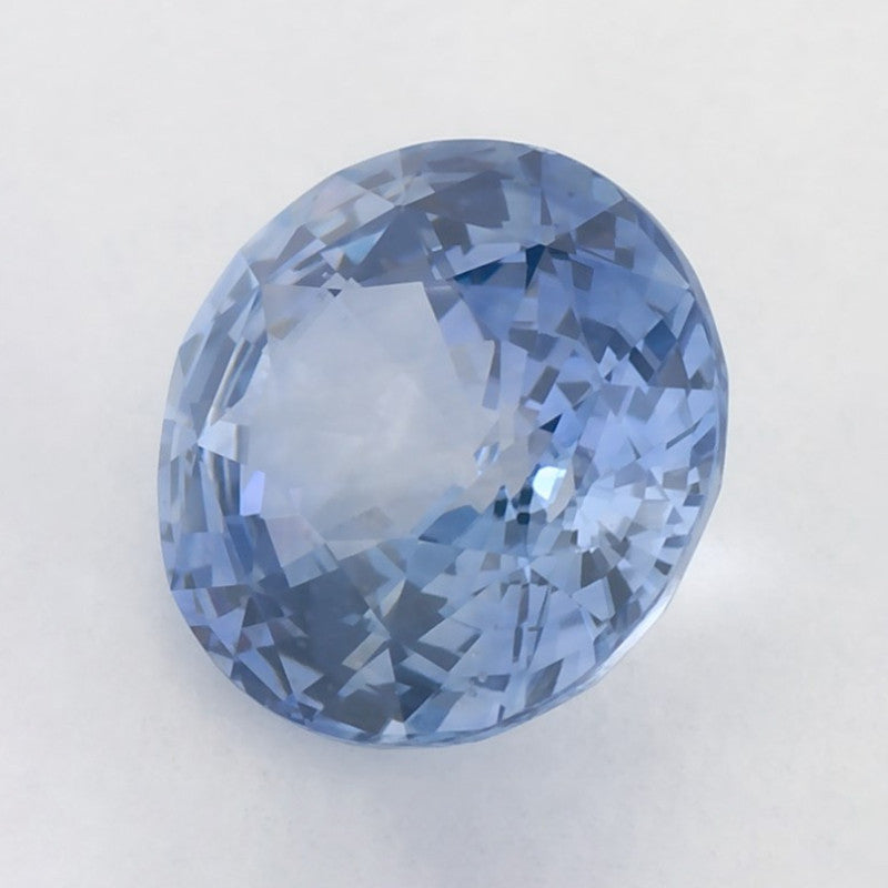 1.63 Carat Round Natural Blue Sapphire