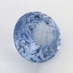 1.63 Carat Round Natural Blue Sapphire