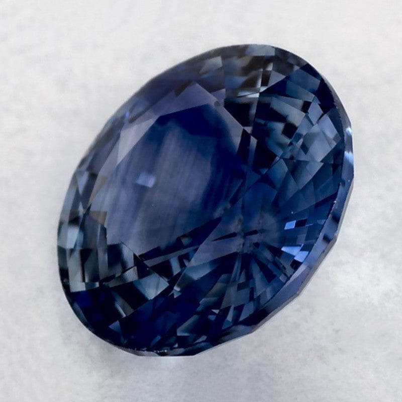1.44 Carat Round Natural Blue Sapphire