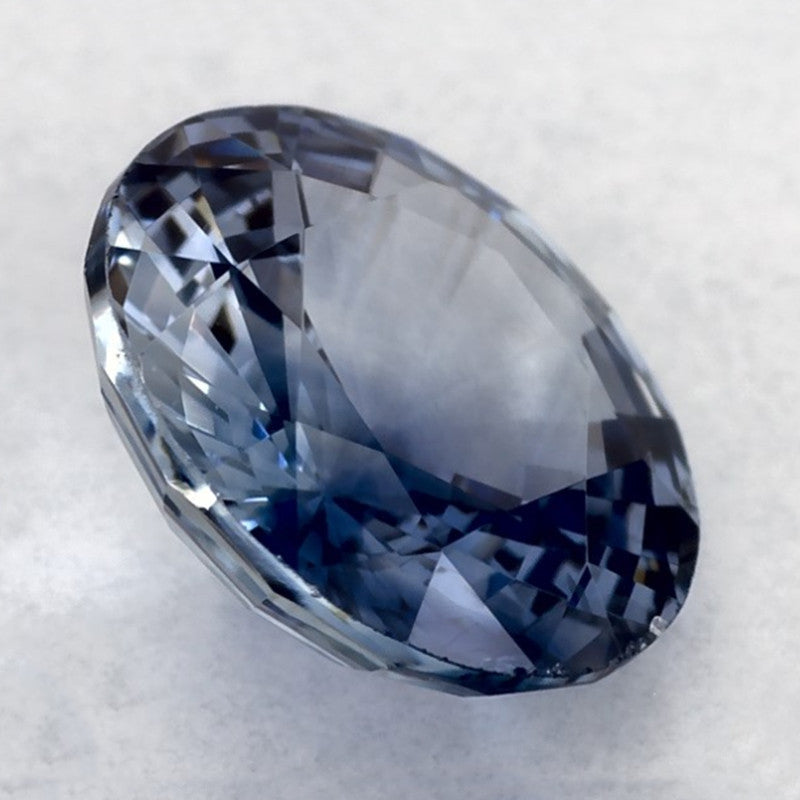 1.44 Carat Round Natural Blue Sapphire