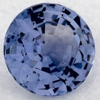 1.36 Carat Round Natural Blue Sapphire