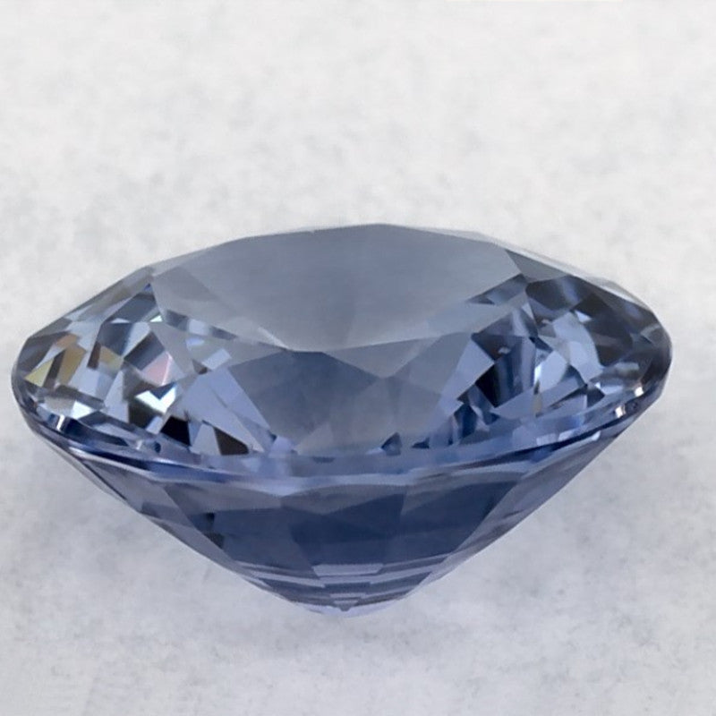 1.36 Carat Round Natural Blue Sapphire