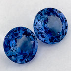 3.04 Carat Round Natural Blue Sapphire