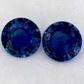 2.82 Carat Round Natural Blue Sapphire