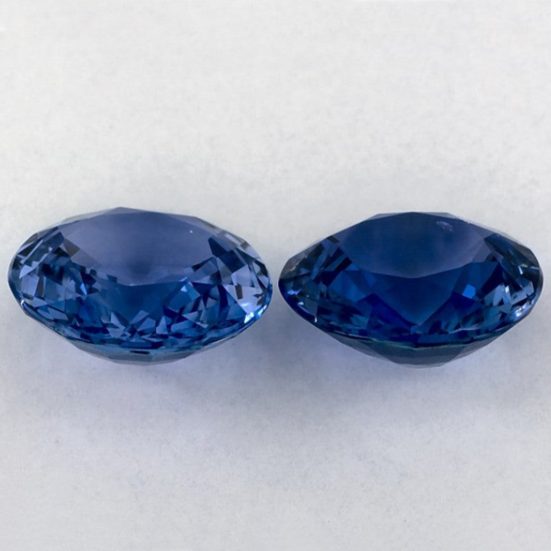 2.82 Carat Round Natural Blue Sapphire