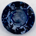 1.26 Carat Round Natural Blue Sapphire