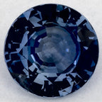 1.26 Carat Round Natural Blue Sapphire