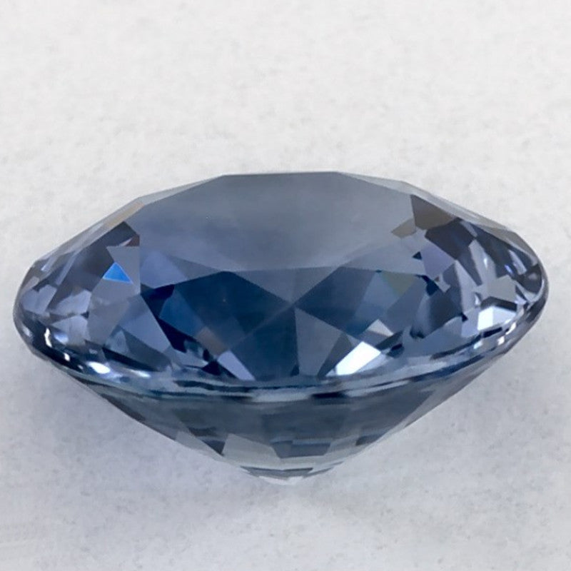1.26 Carat Round Natural Blue Sapphire