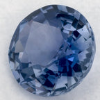 1.29 Carat Round Natural Blue Sapphire