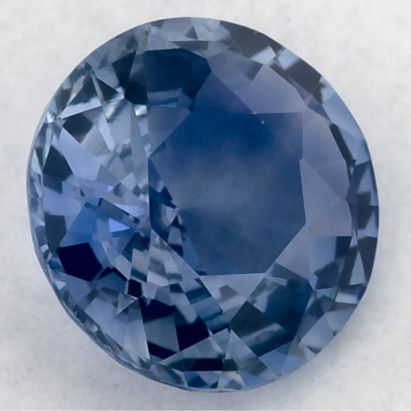 1.29 Carat Round Natural Blue Sapphire