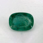 2.64 Carat Cushion Natural Green Emerald