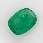 2.76 Carat Cushion Natural Green Emerald