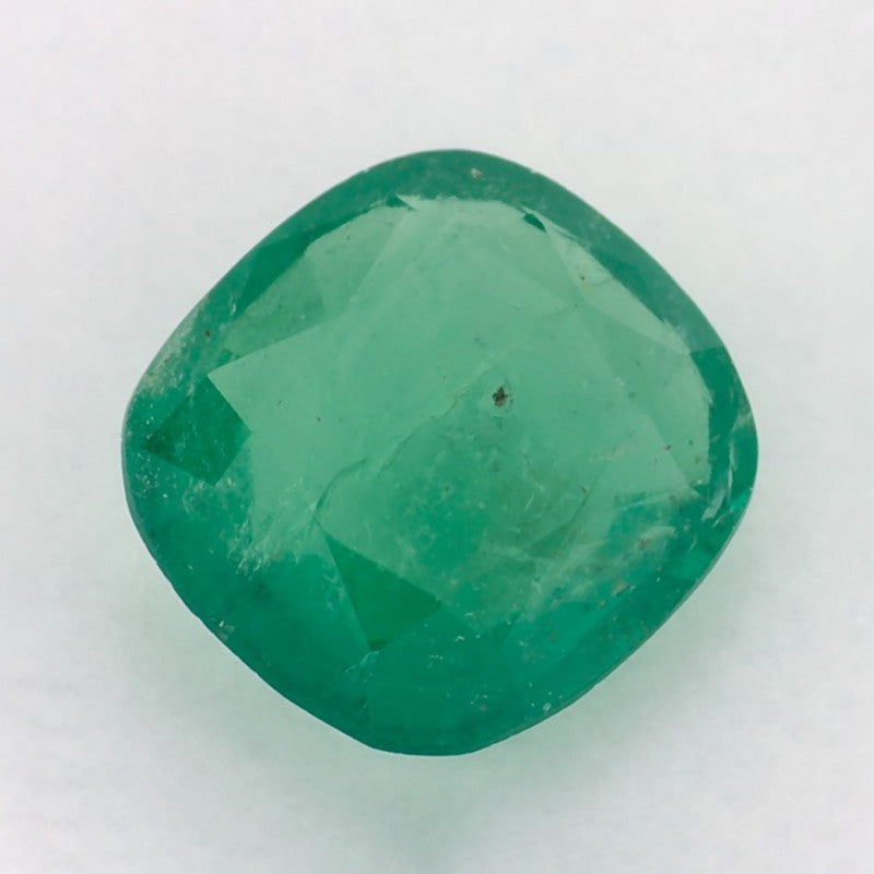 1.89 Carat Cushion Natural Green Emerald