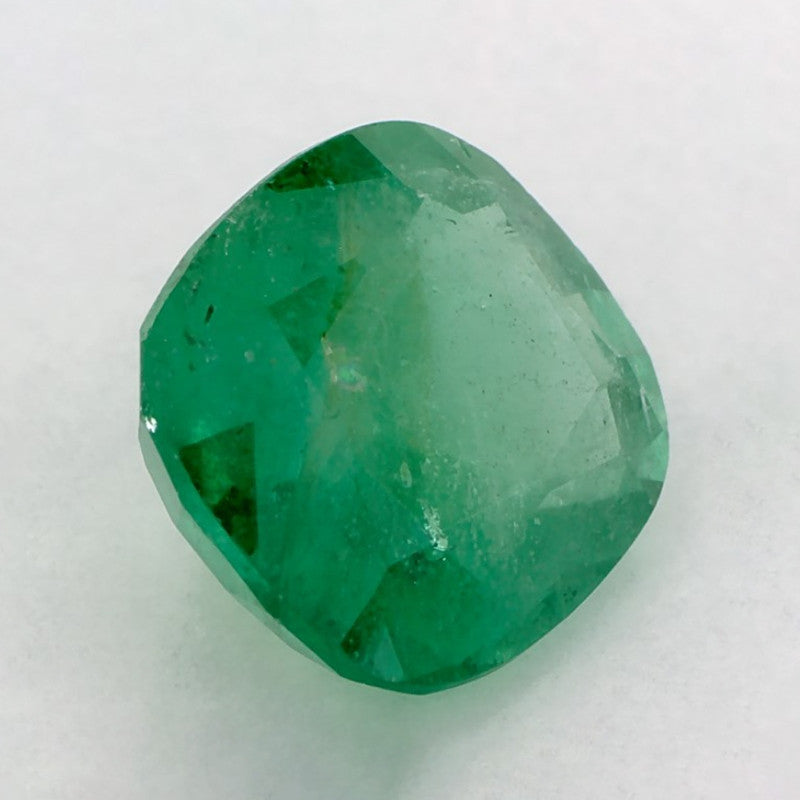 2.28 Carat Cushion Natural Green Emerald