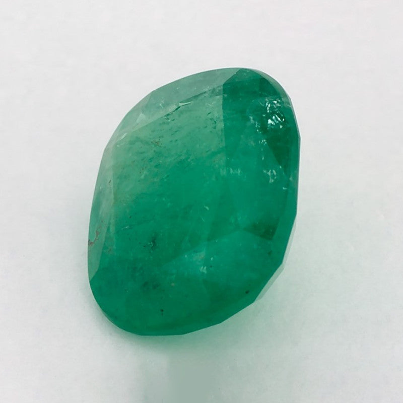 2.32 Carat Cushion Natural Green Emerald