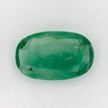 4.65 Carat Cushion Natural Green Emerald