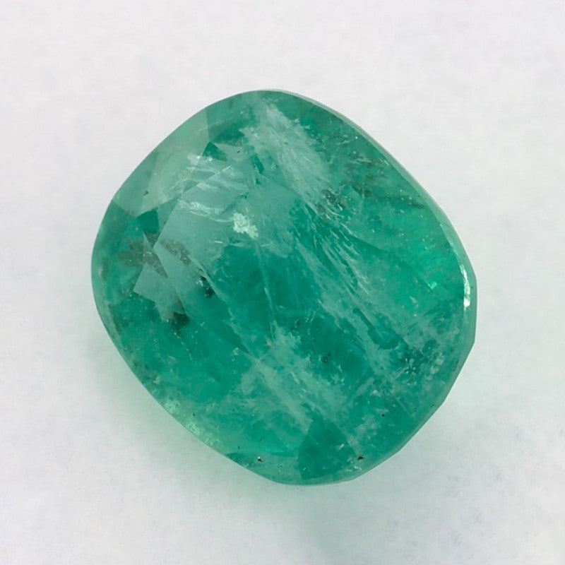 2.17 Carat Cushion Natural Green Emerald