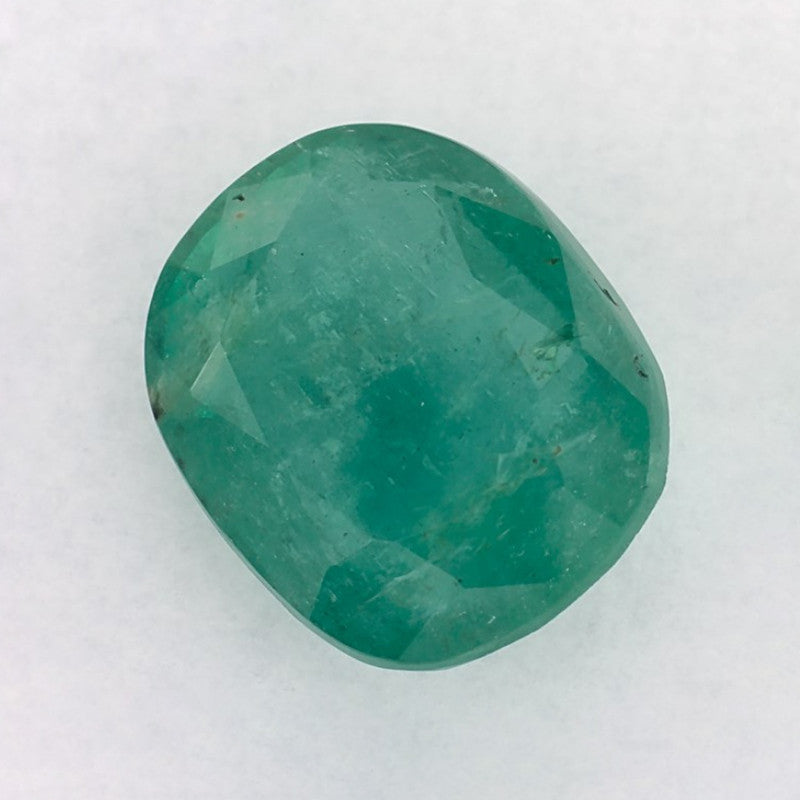 2.69 Carat Cushion Natural Green Emerald