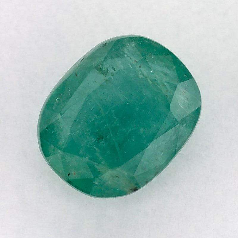 2.69 Carat Cushion Natural Green Emerald