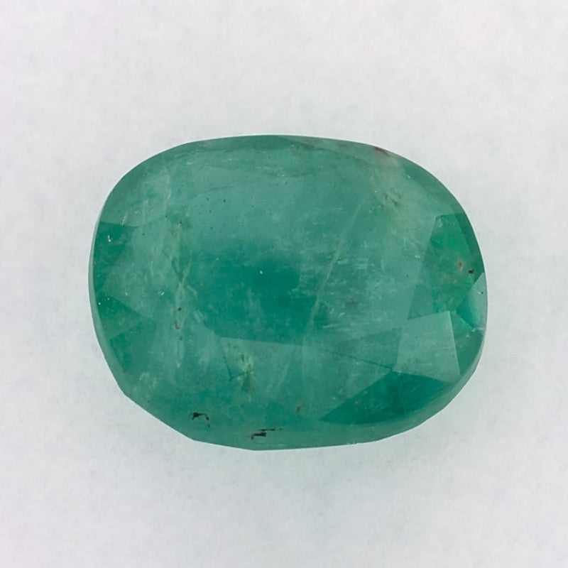 2.69 Carat Cushion Natural Green Emerald