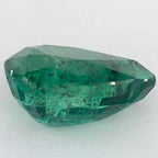 3.47 Carat Pear Natural Green Emerald