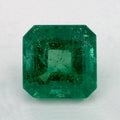 1.36 Carat Asscher Natural Green Emerald