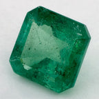 1.36 Carat Asscher Natural Green Emerald
