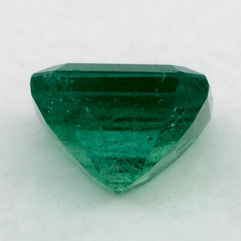 1.36 Carat Asscher Natural Green Emerald