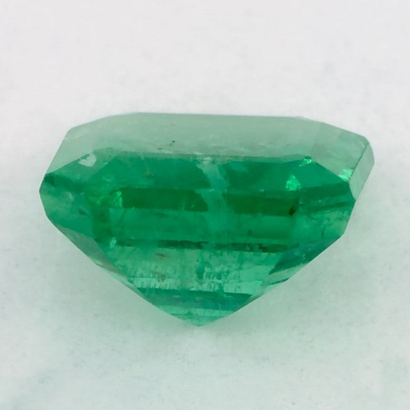 1.11 Carat Asscher Natural Green Emerald