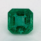 1.12 Carat Asscher Natural Green Emerald
