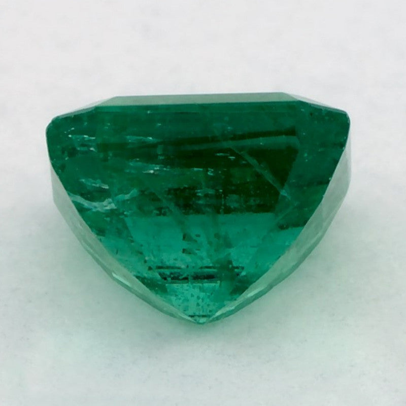 1.12 Carat Asscher Natural Green Emerald