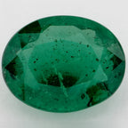 2.89 Carat Oval Natural Green Emerald
