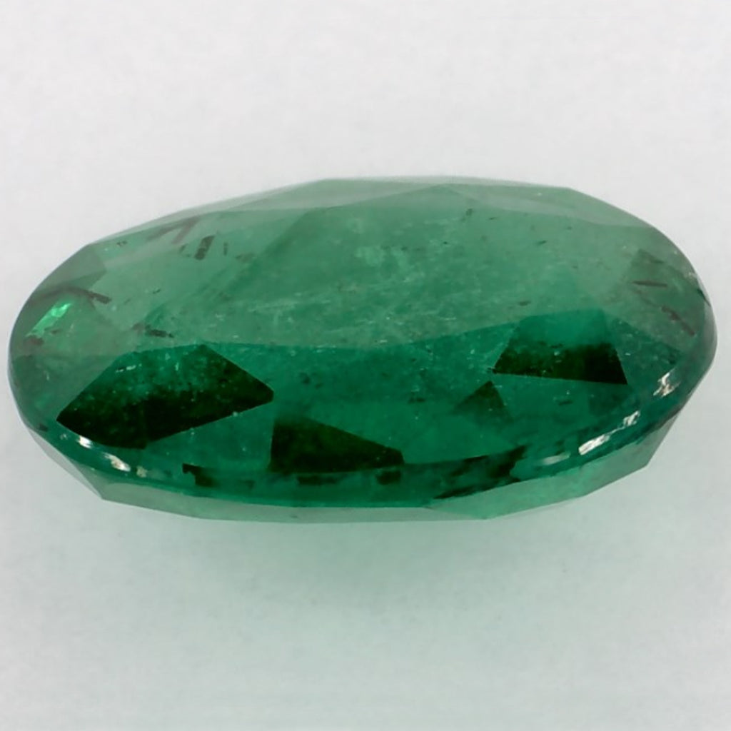 2.89 Carat Oval Natural Green Emerald