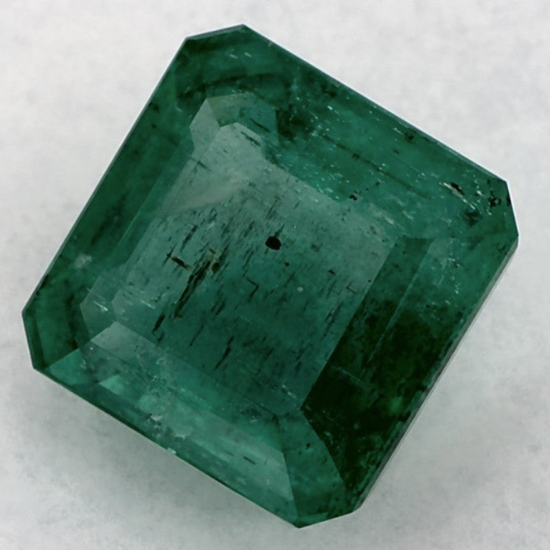 4.51 Carat Asscher Natural Green Emerald