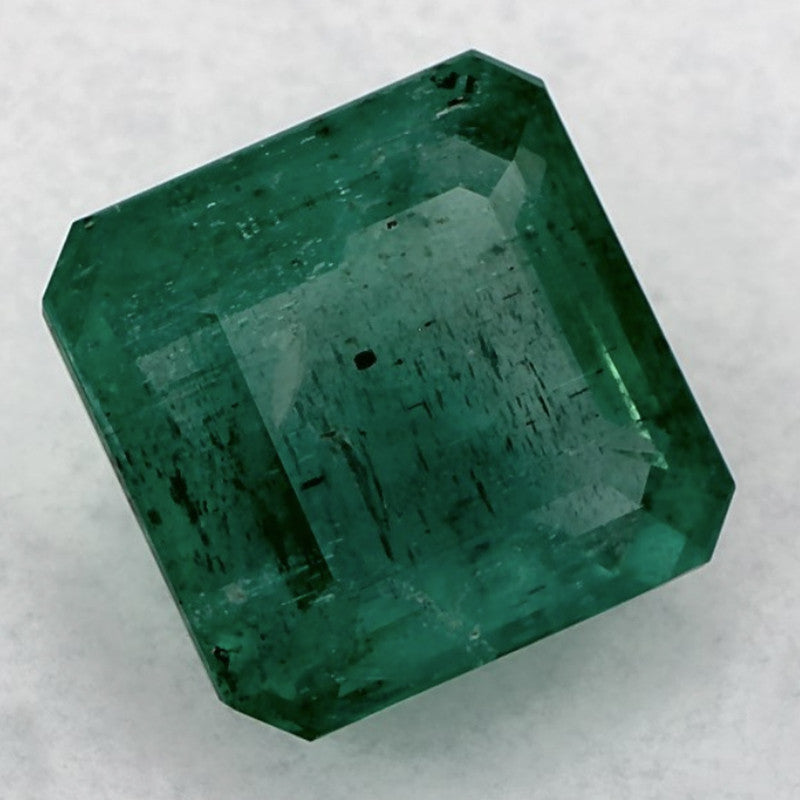 4.51 Carat Asscher Natural Green Emerald