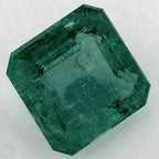 4.60 Carat Asscher Natural Green Emerald