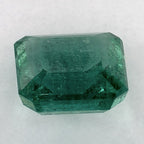 4.60 Carat Asscher Natural Green Emerald