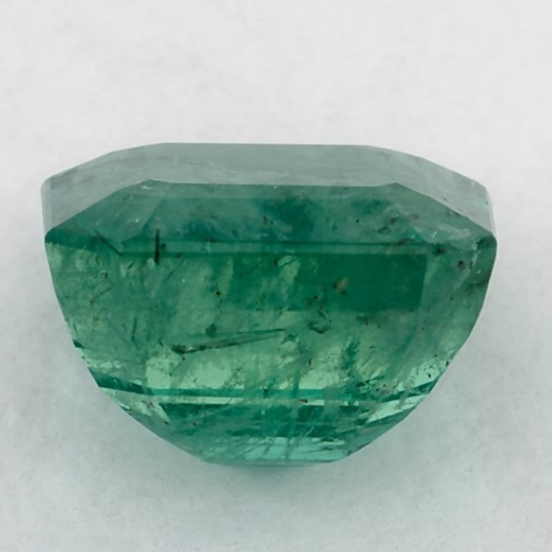 5.59 Carat Asscher Natural Green Emerald