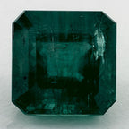 6.25 Carat Asscher Natural Green Emerald